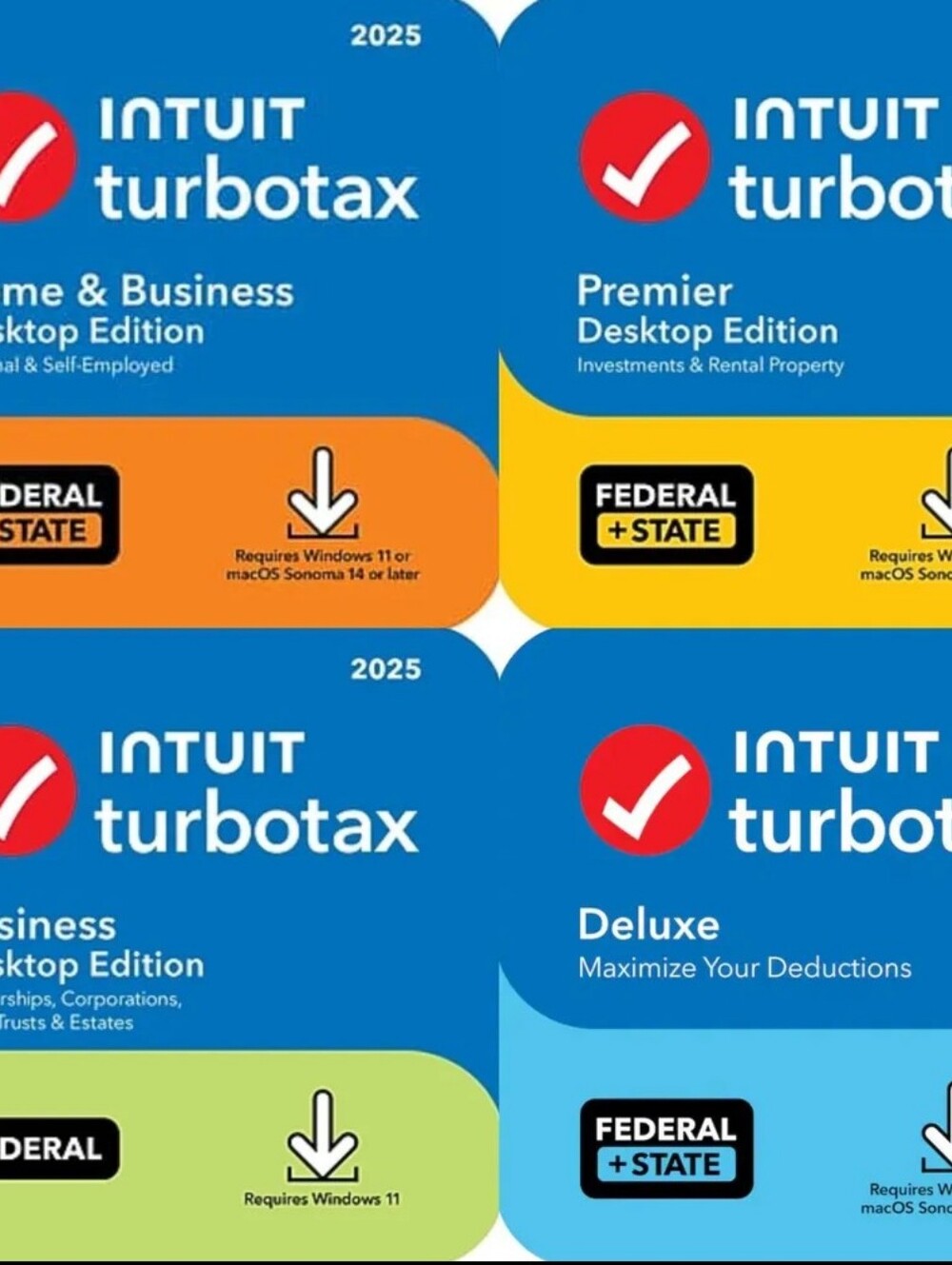 Intuit TurtboTax 2025 Software Bundle